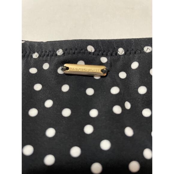 Victoria’s Secret Black & White Polka Bikini Bottom Size L - Picture 3 of 9